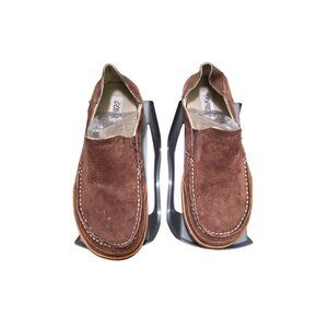 Olukai Men's Brown Suede‎ Slip-On Loafers Shoes Size 8.5